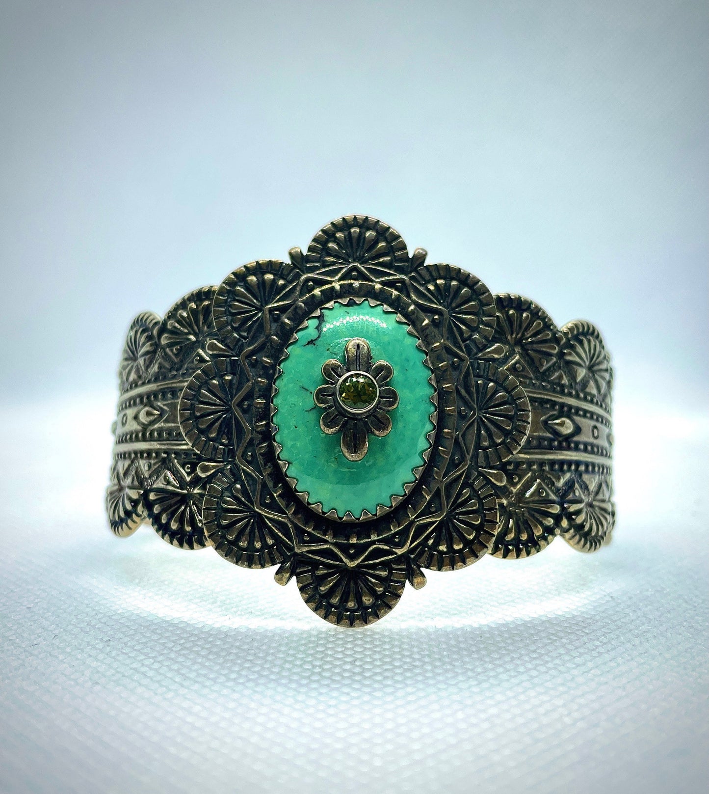 Sterling Silver Turquoise Cuff