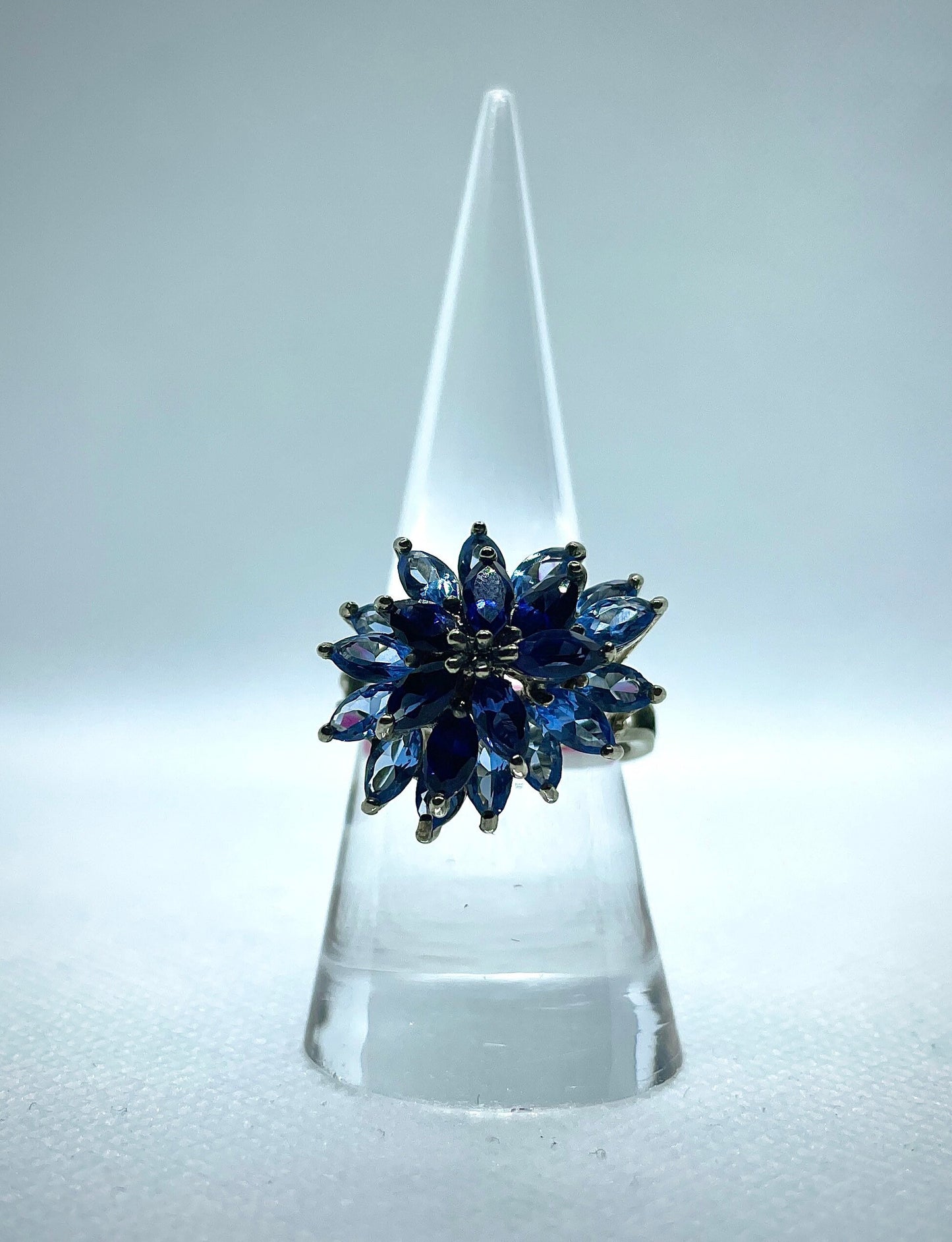 Multi Blue Stone Ring
