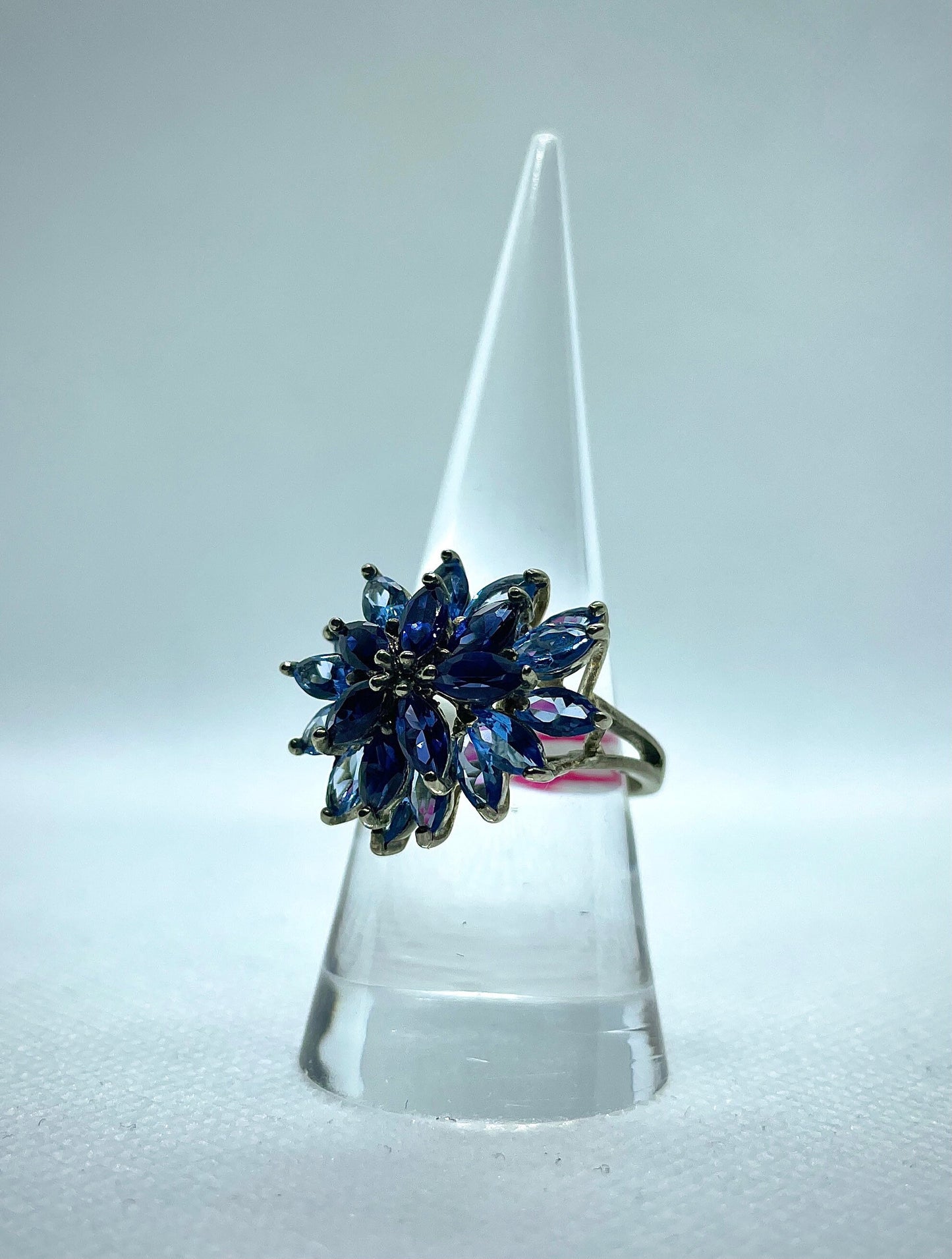 Multi Blue Stone Ring
