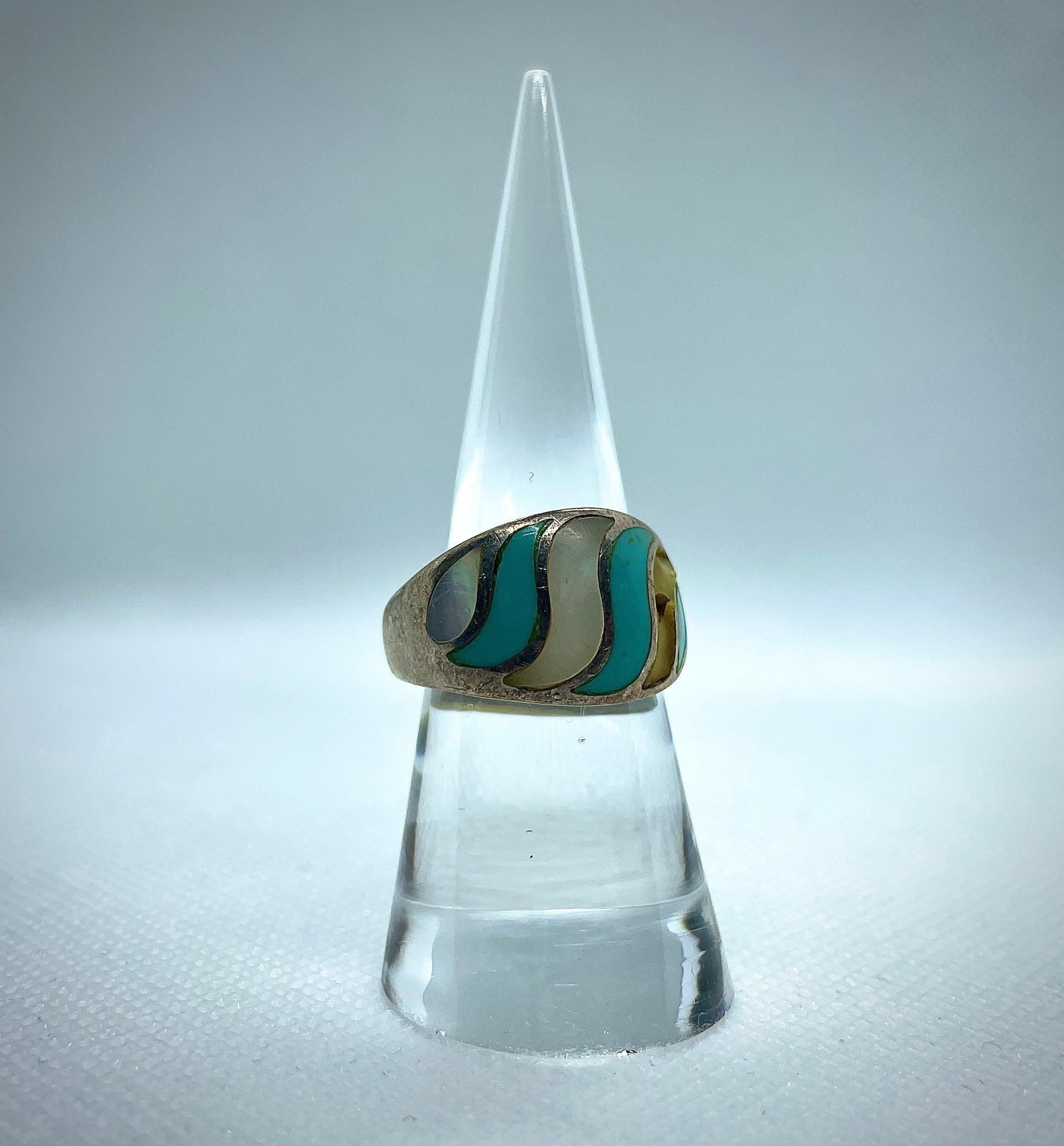 Turquoise & Opal Ring