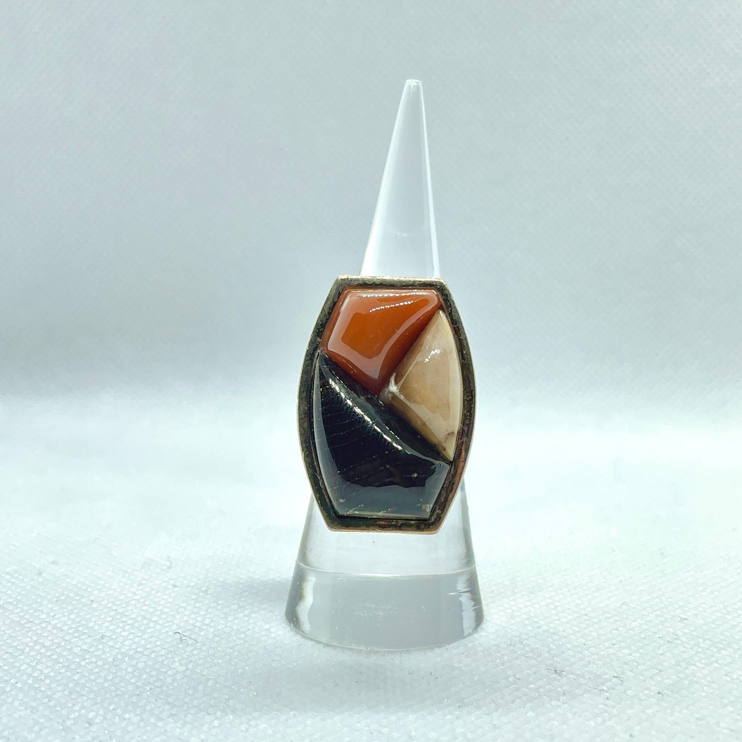 Multi Stone Sterling Silver Ring
