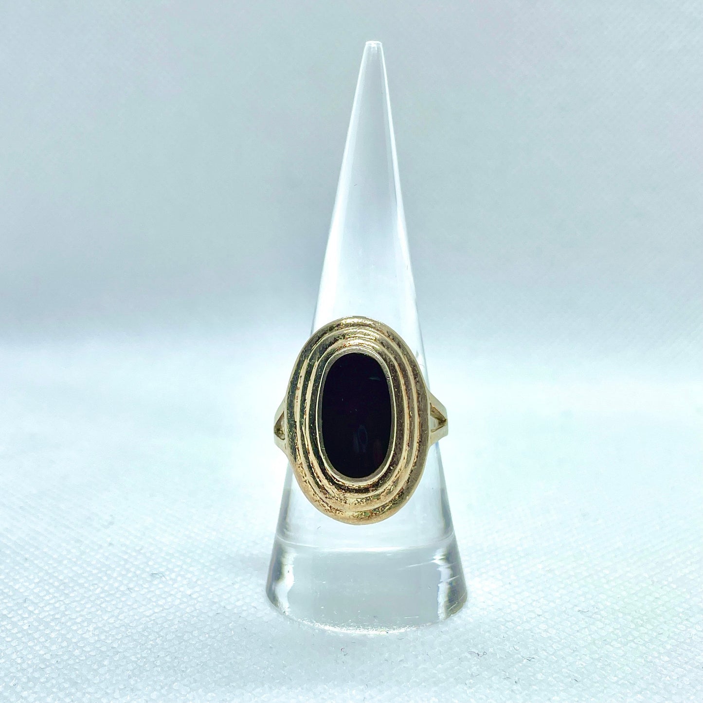 Onyx Sterling Silver Ring