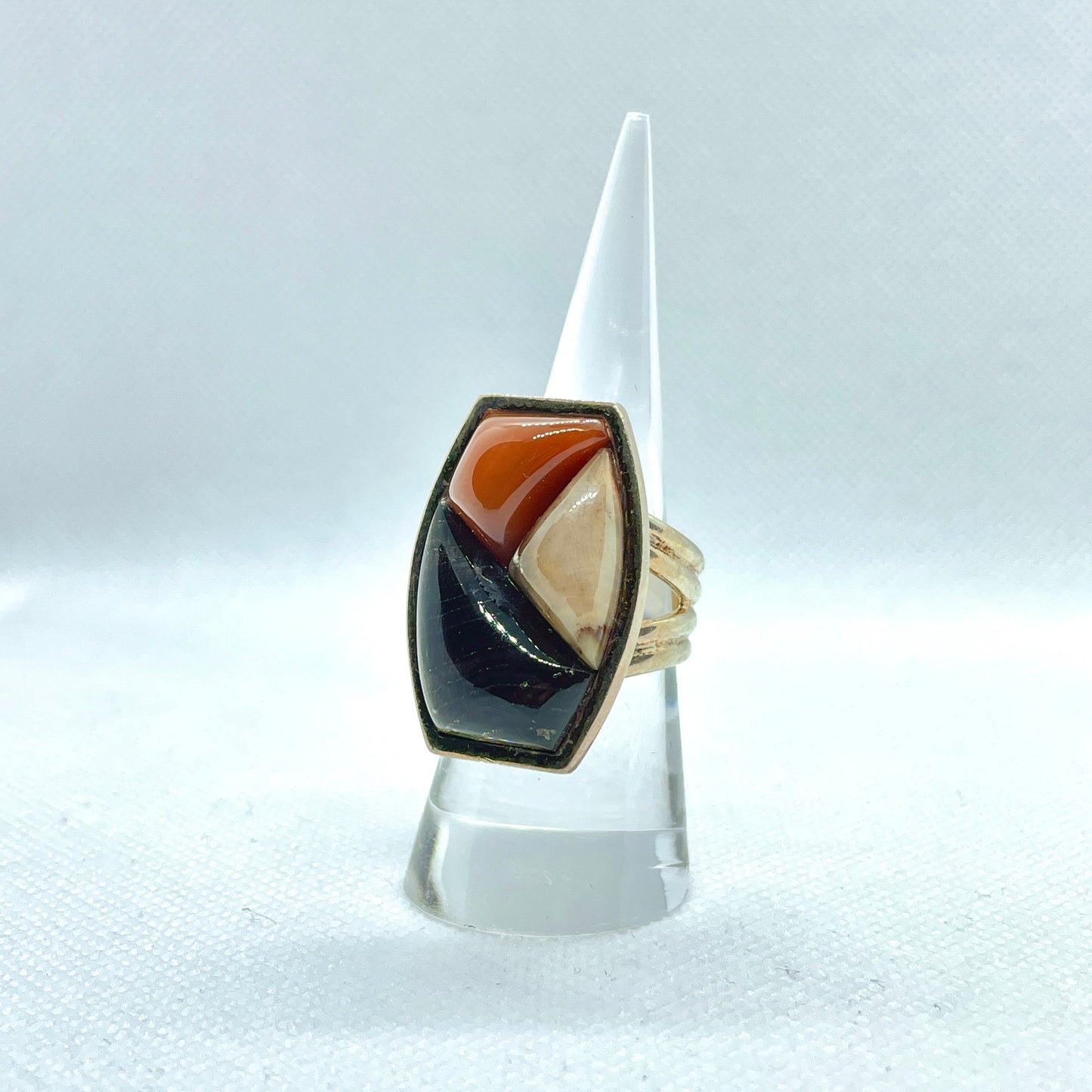 Multi Stone Sterling Silver Ring