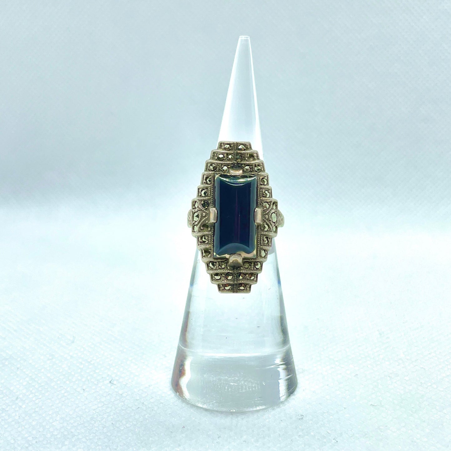 Sterling Silver Onyx Ring
