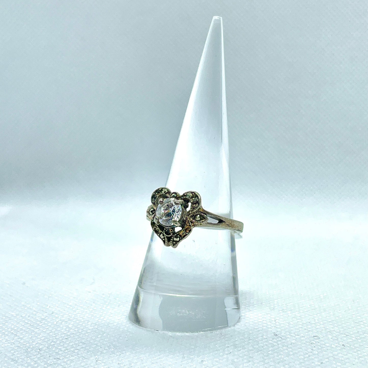Silver Butterfly Shaped Ring