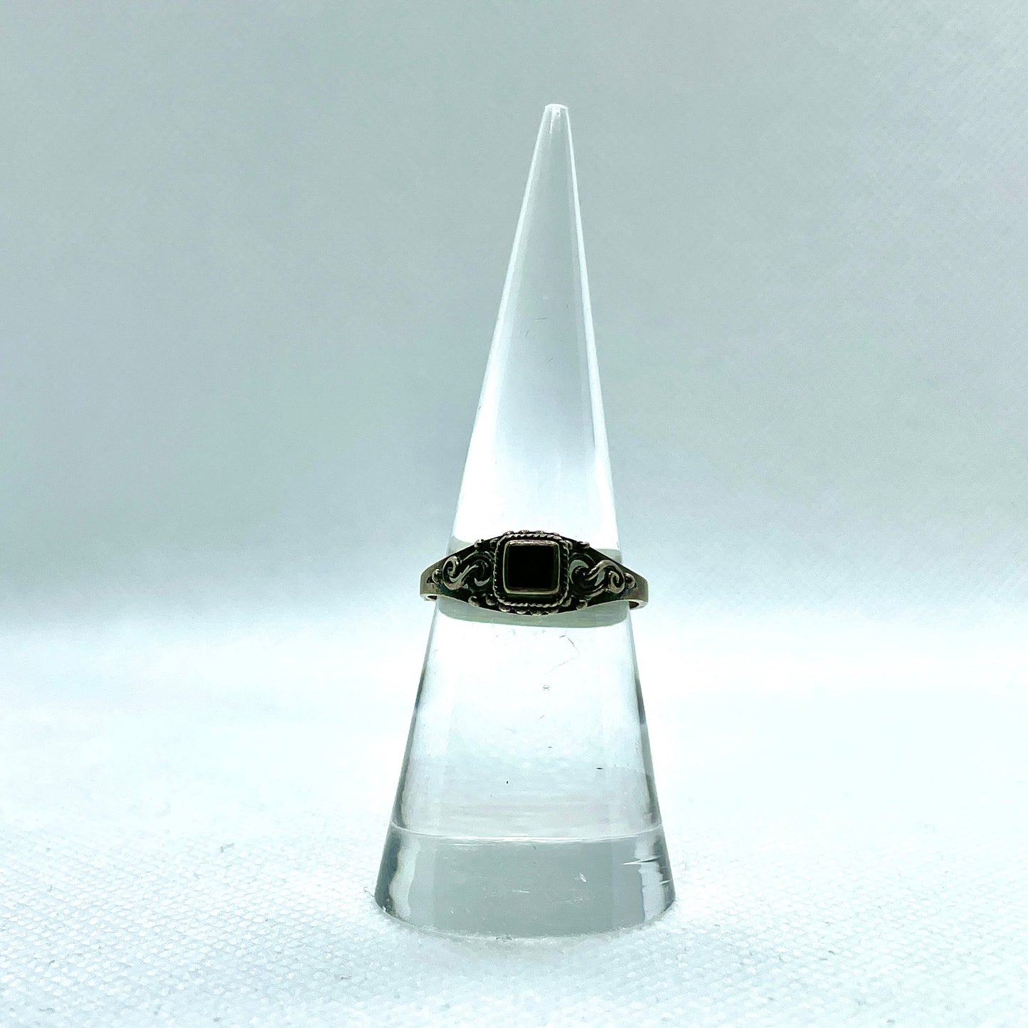 Silver Onyx Ring