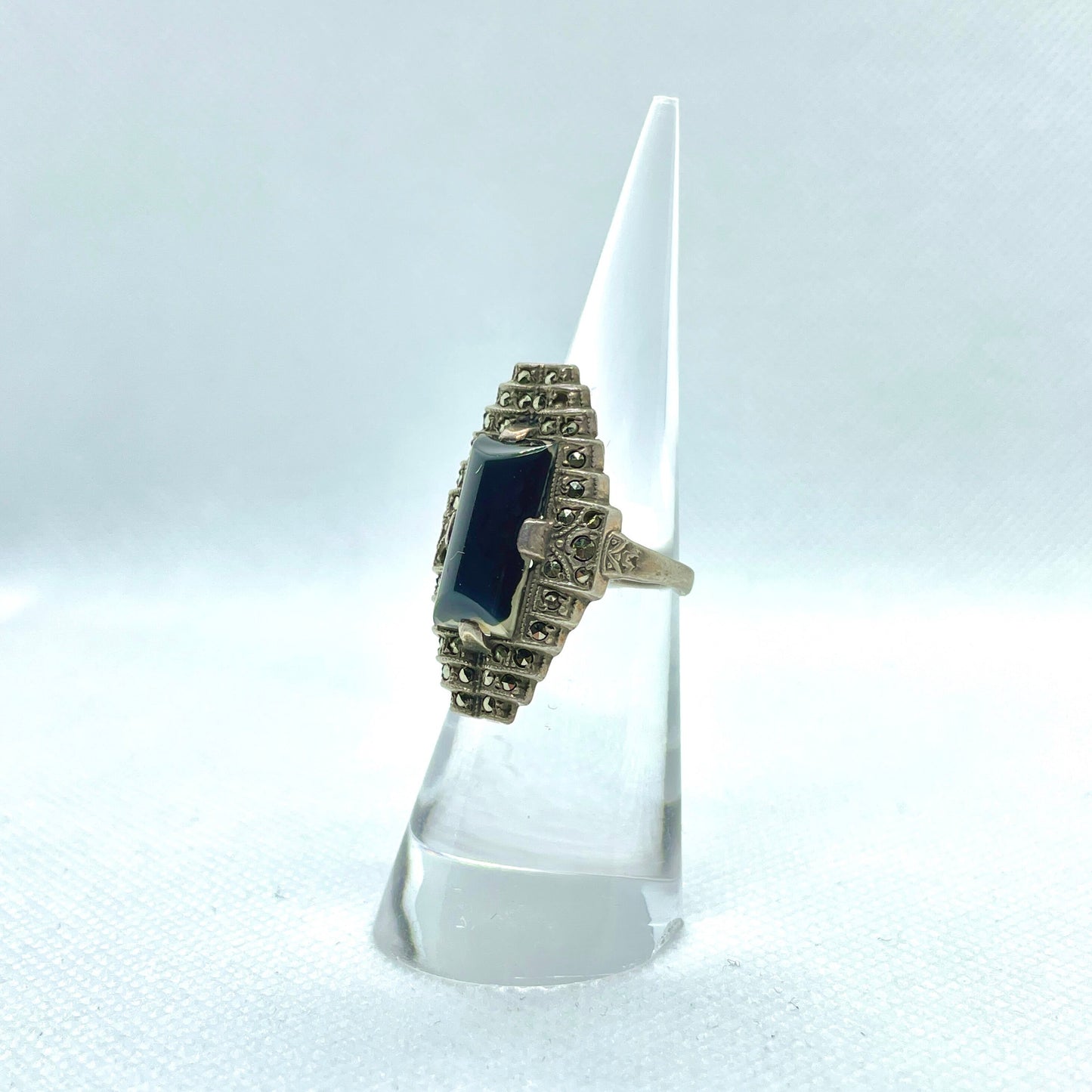 Sterling Silver Onyx Ring