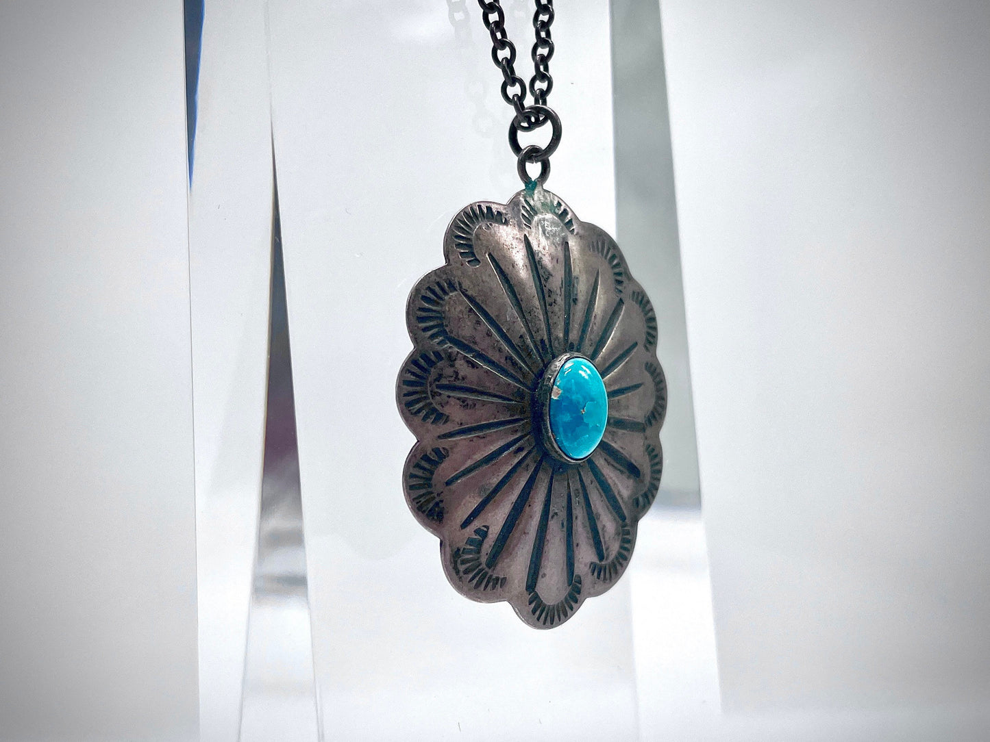 Sterling Silver Turquoise Pendant