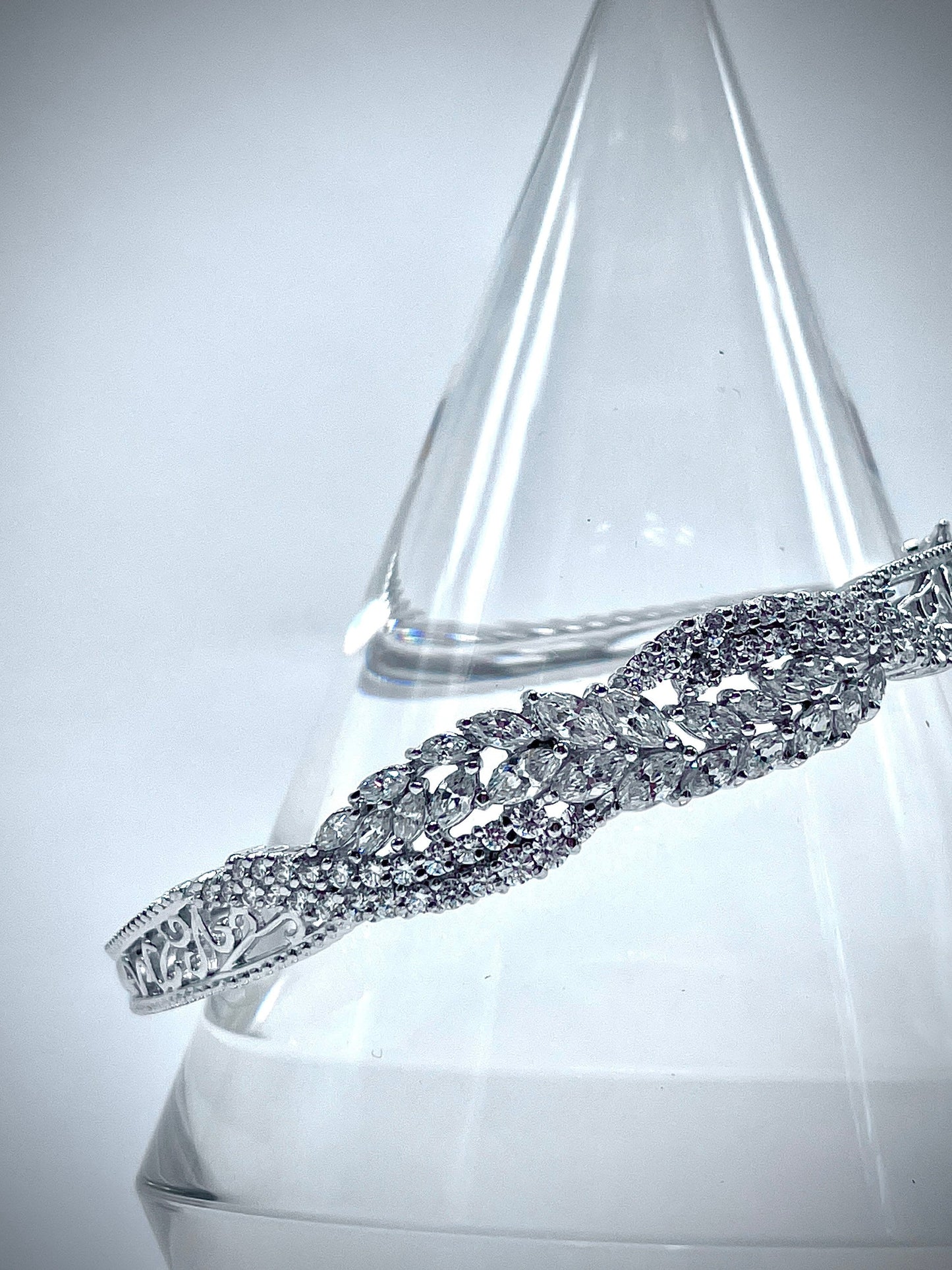 Sterling Silver CZ Bracelet