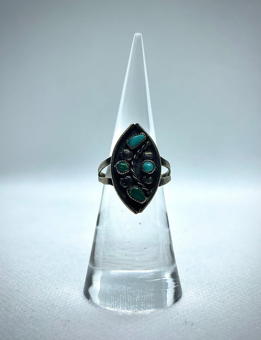 Silver Turquoise Ring