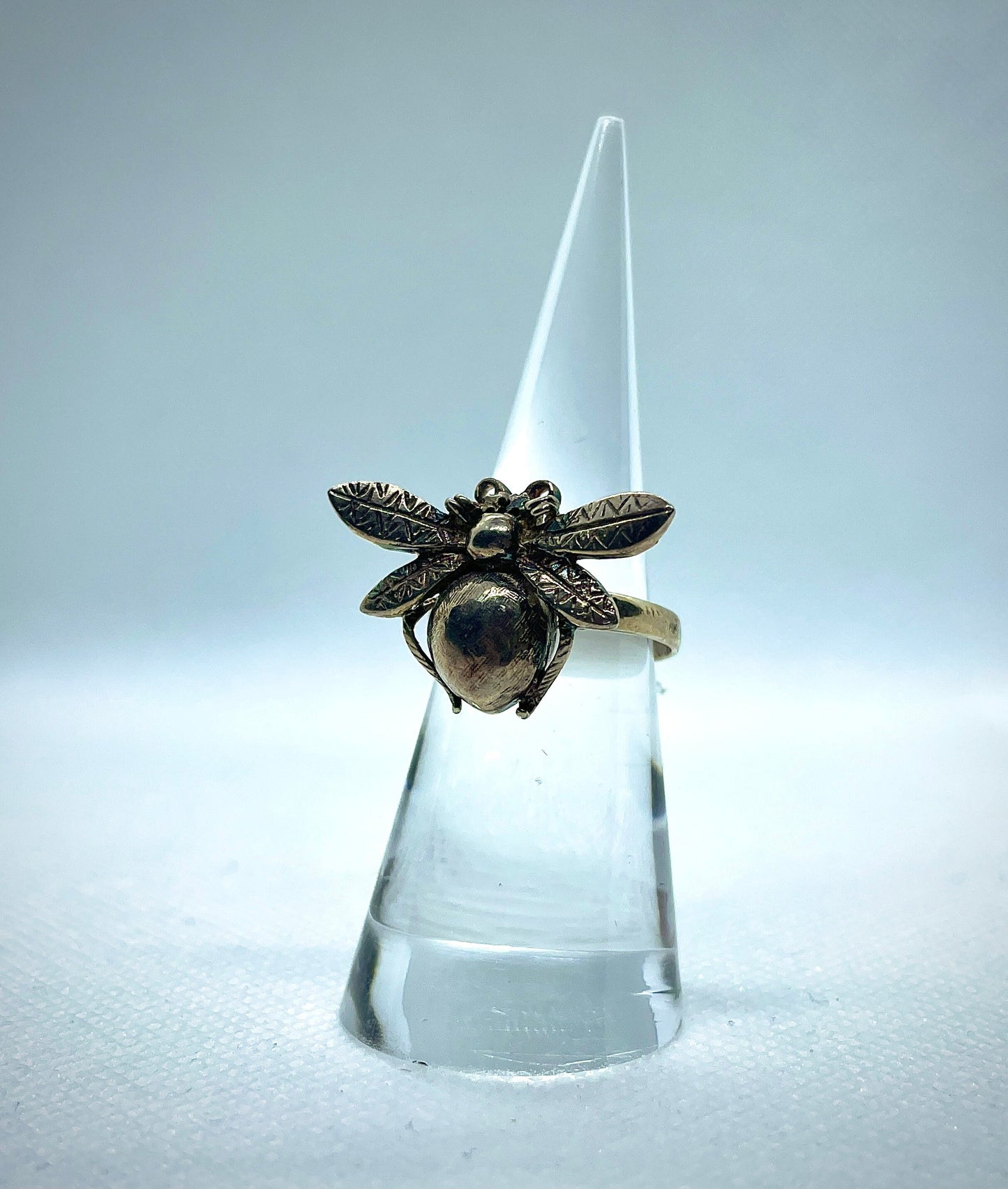 Beetle Sterling Silver Ring