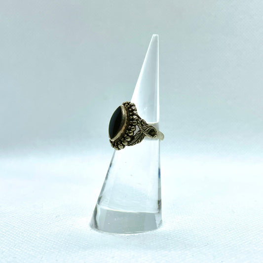 Sterling Silver Onyx Ring