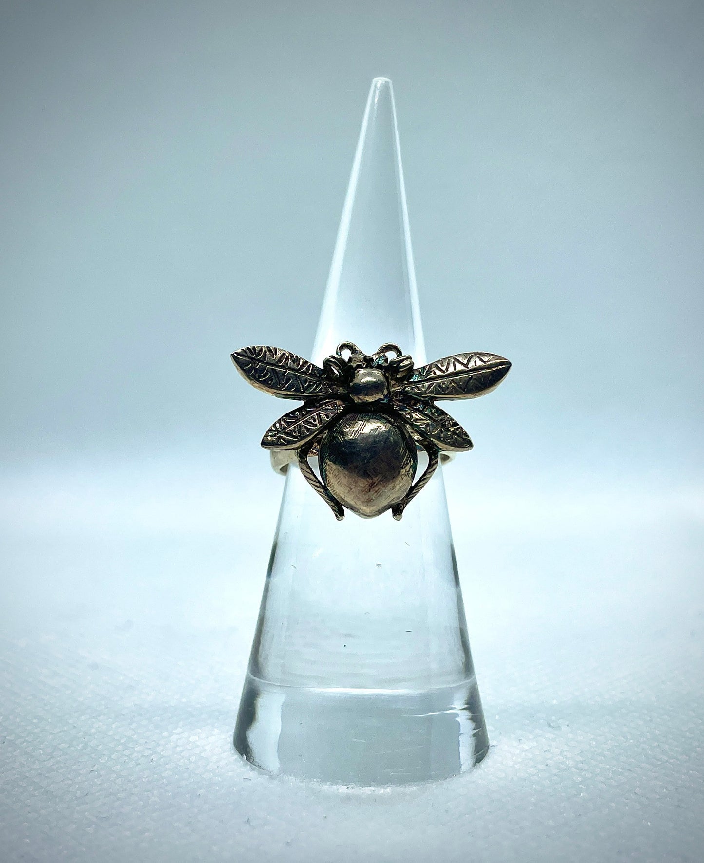 Beetle Sterling Silver Ring