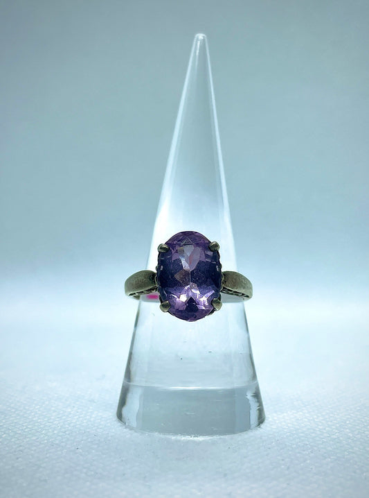 Amethyst Sterling Silver Ring