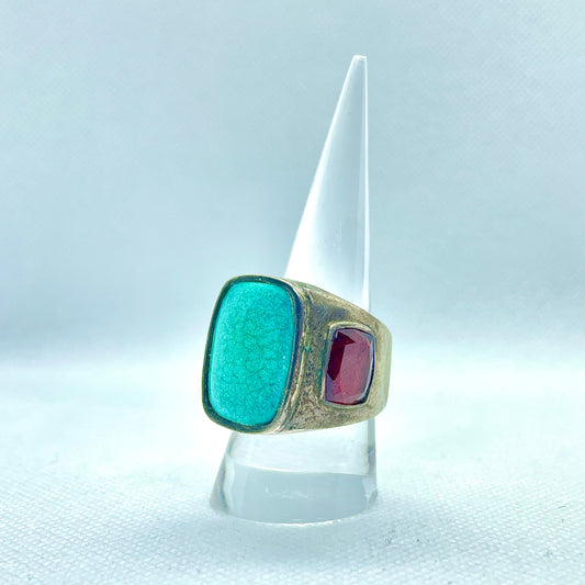 Silver Turquoise Ring