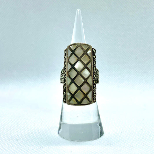 Sterling Silver & Opal Ring